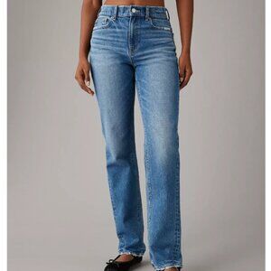 AE Stretch Super High-Waisted Straight Jean